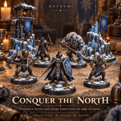 Custom TTRPG Miniature - Bring your character to life as a full-color tabletop figure.