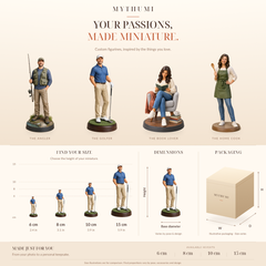 Custom Mini Me Figurine from Photo - Turn your photo into a Mini Me in your favorite style