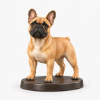 French Bulldog figurine in standing alert pose on a clean background