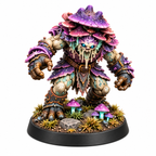 Fungal brute miniature with heavy fists and layered mushroom armor.