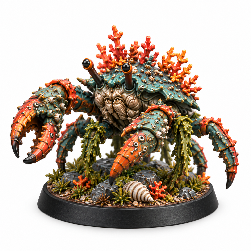 Coral crab miniature included twice in the Sunken Temple encounter set.